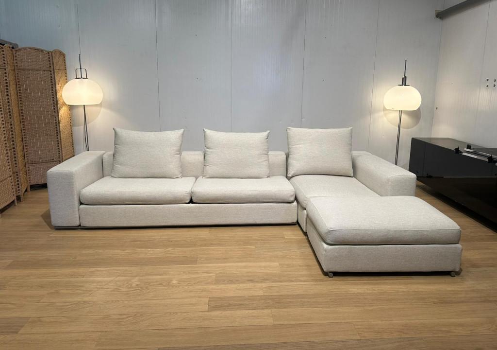 TBE Flexform Groundpiece canapé d’angle, Neuf, 150 cm ou plus, Quatre personnes ou plus, Design Bankstellen Flexform