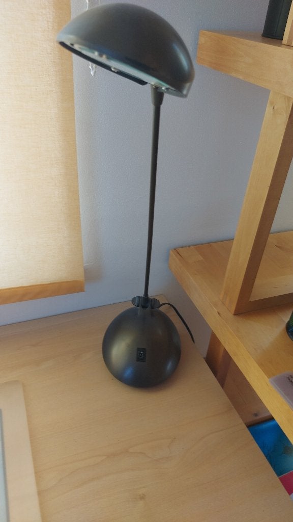 3 lampes de bureau ikea à led, Maison & Meubles, Lampe de bureau, Comme neuf, Enlèvement, Réglable