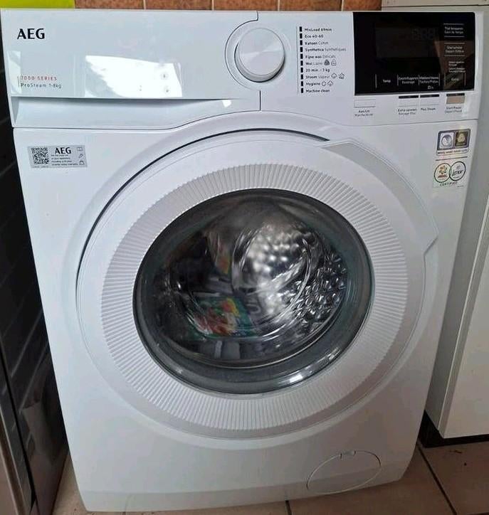 AEG 7000 series Prosteam 1-8 kg, Elektronische apparatuur, Wasmachines, Ophalen, 6 tot 8 kg, Zo goed als nieuw, Voorlader