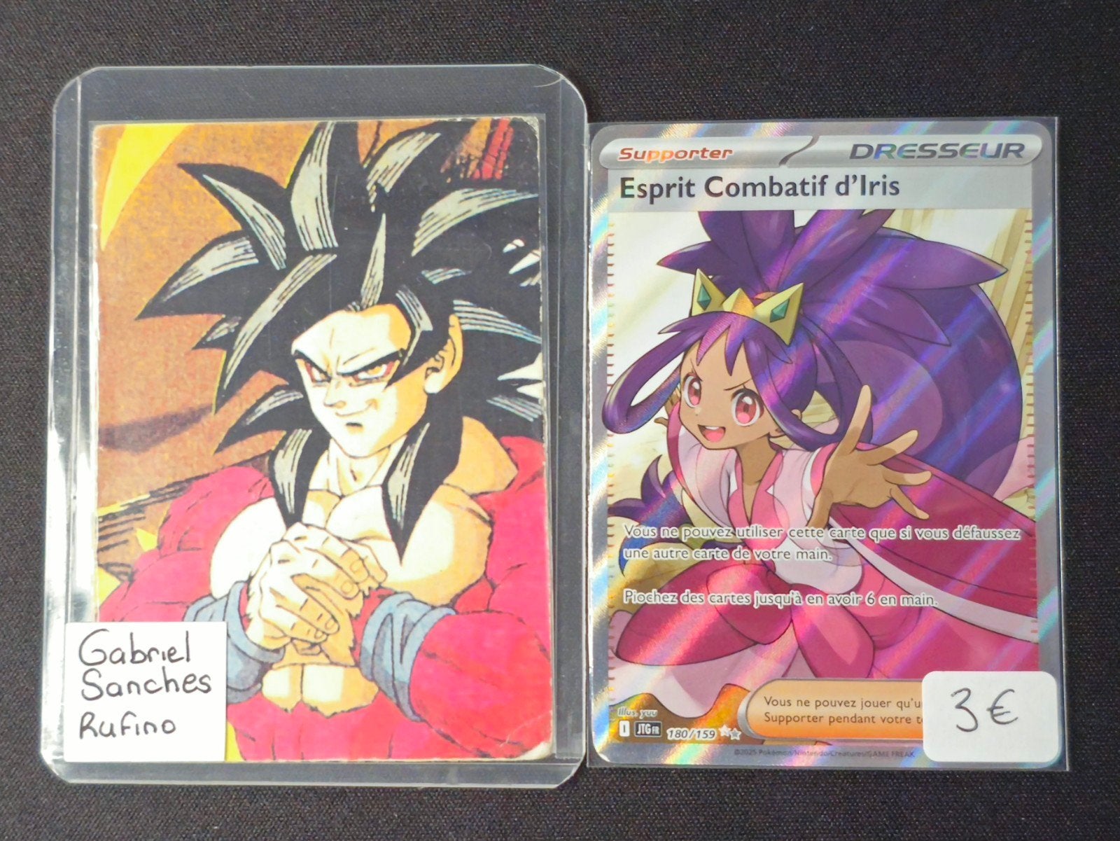 Carte Pokémon Esprit Combatif d’Iris 180/159 – Ultra Rare FR, Enlèvement, Comme neuf, Cartes en vrac, Foil