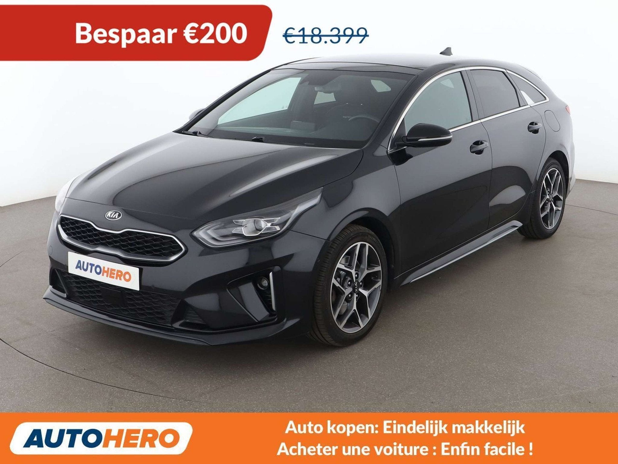 Kia ProCeed / pro_cee'd 1.4 TGDI GT Line Business, Cuir, Euro 6, Noir, Automatique