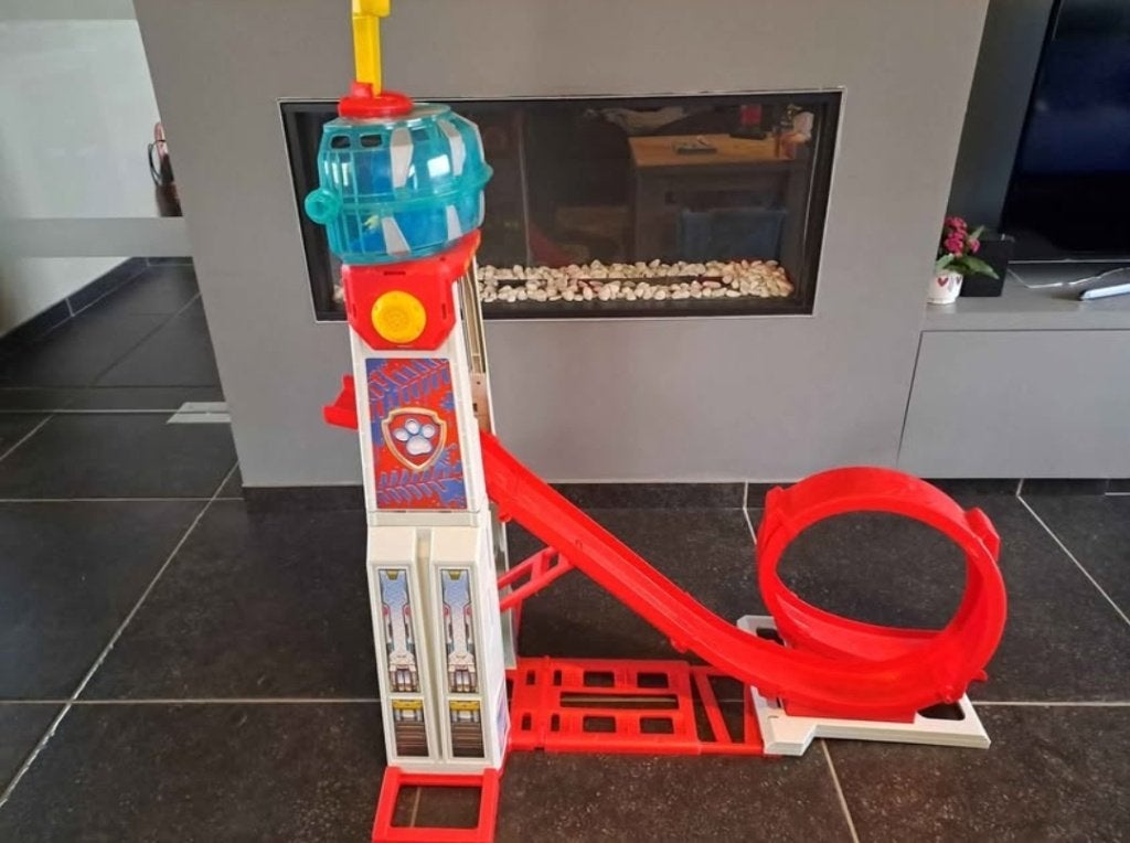 Paw Patrol uitkijktoren xxl met auto Chase, Enlèvement, Comme neuf