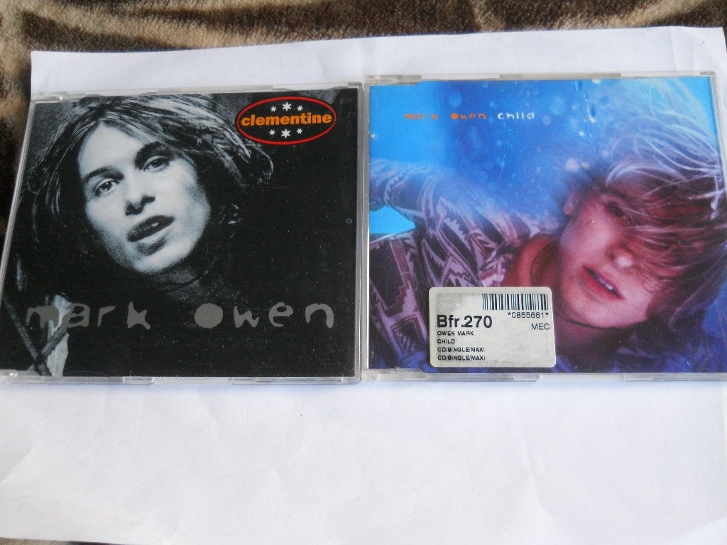 2 CD MAXI SINGLE  - MARK OWEN  - TAKE THAT, Ophalen of Verzenden, Zo goed als nieuw, Pop, Eerste persing