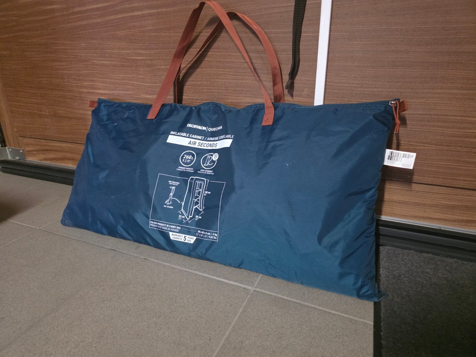 Decathlon - Opblaasbare kast, Ophalen, Zo goed als nieuw, Campingkast