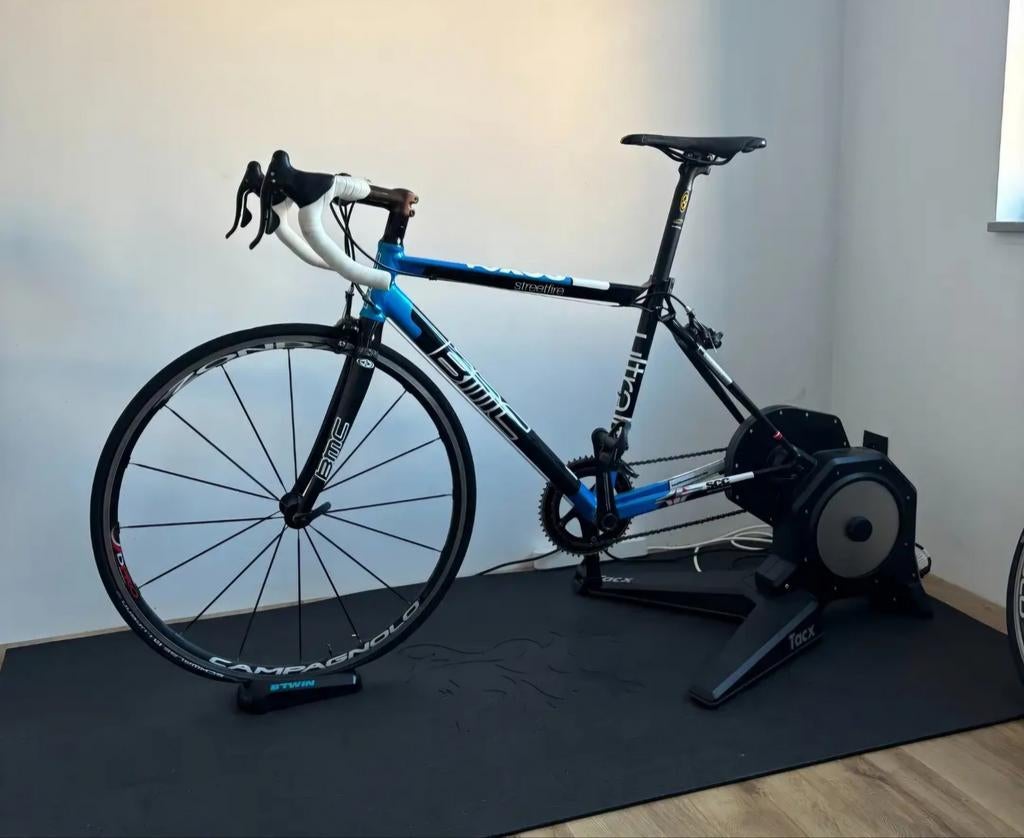 Koersfiets BMC SSX01 + Tacx Flux S, Ophalen