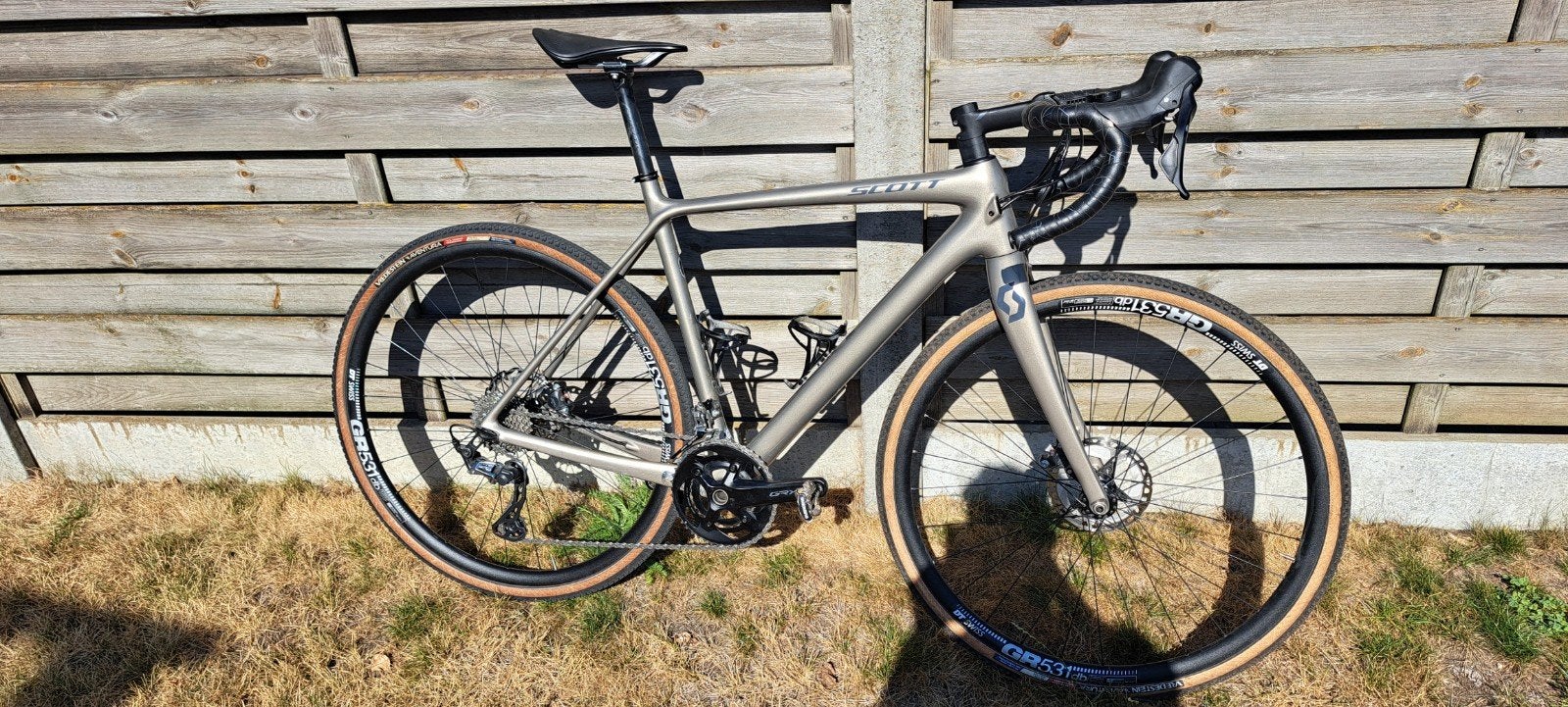 scott addict carbon gravel, Fietsen en Brommers, Ophalen, Carbon