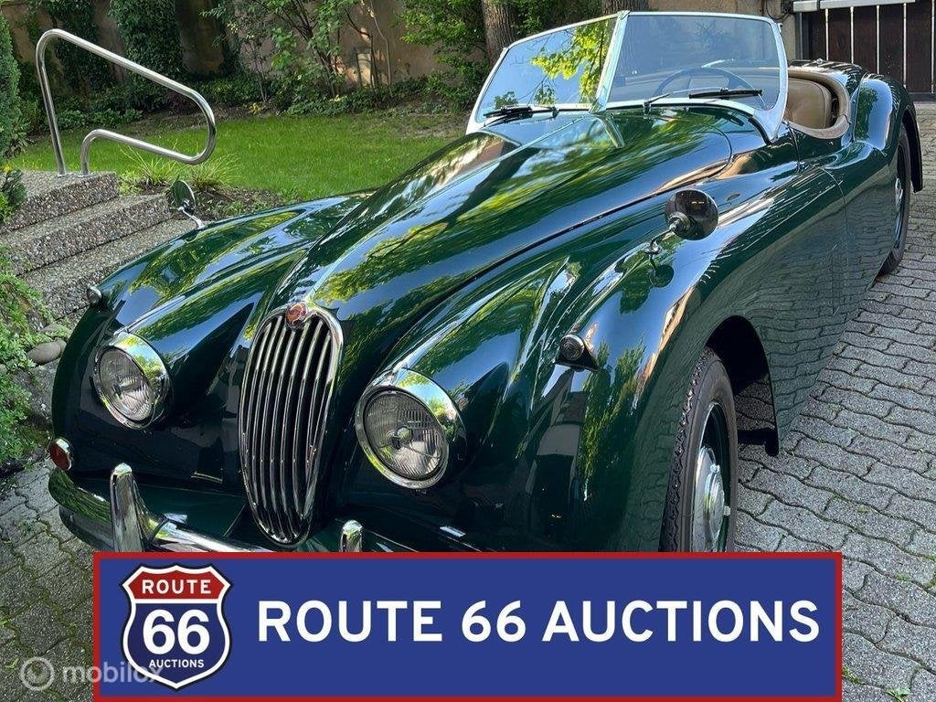 Jaguar XK140 | 1956 | Route 66 Auctions, Achat, Entreprise, Boîte manuelle, Autre carrosserie