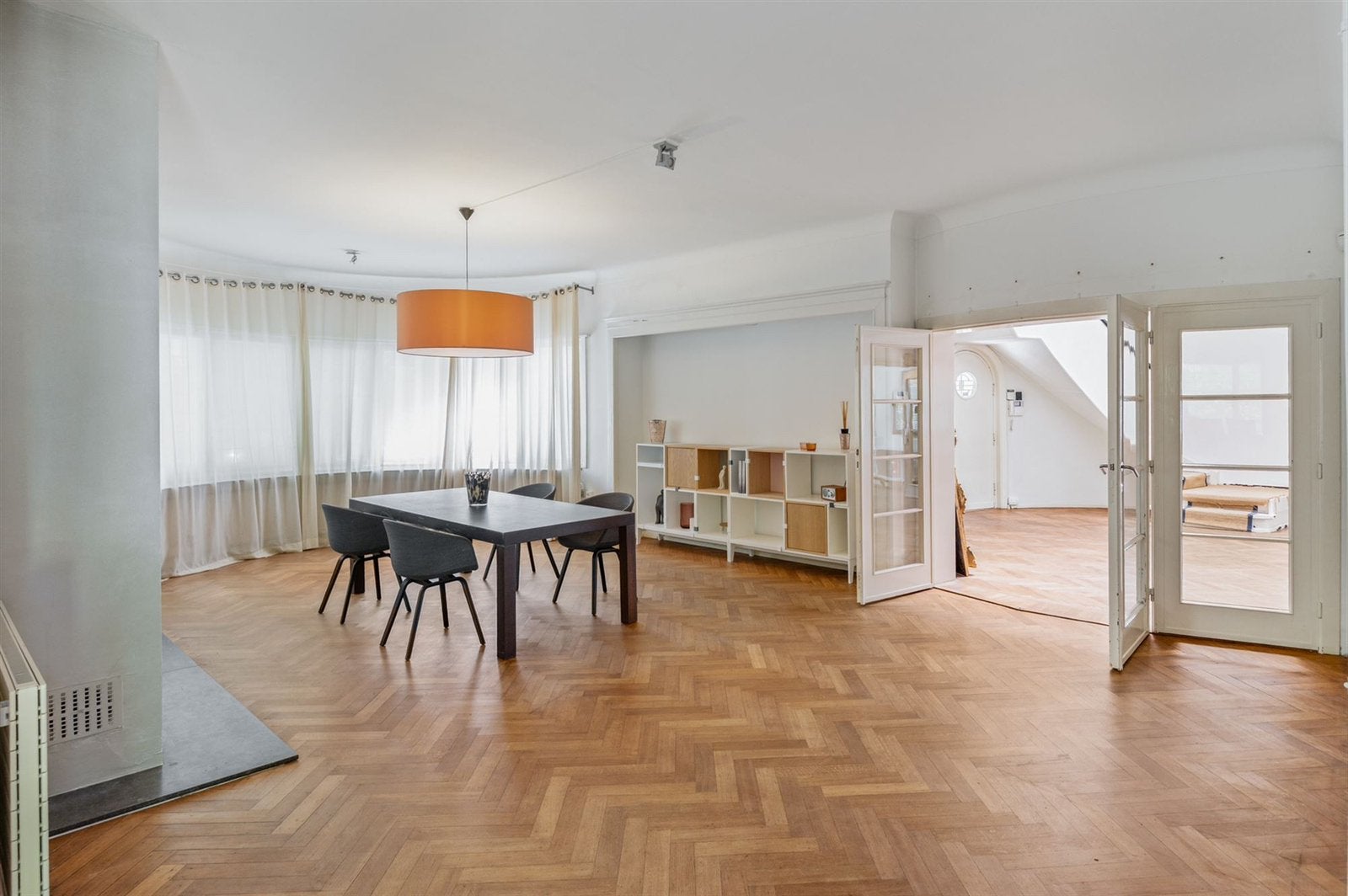 MOOOI lampenkap koperkleurig 130cm, Ophalen, Gebruikt, Rond, Hanglamp