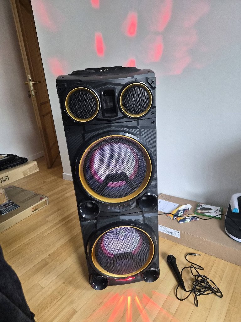 Enceinte Sono Party Box Muse M-1987 DJ 800 W, TV, Hi-fi & Vidéo, Enlèvement, Bluetooth, Comme neuf