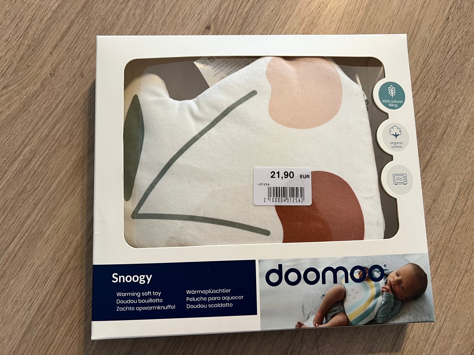Doomoo opwarmkussen, Kinderen en Baby's, Dekens, Slaapzakjes en Inbakerproducten, Ophalen, Nieuw