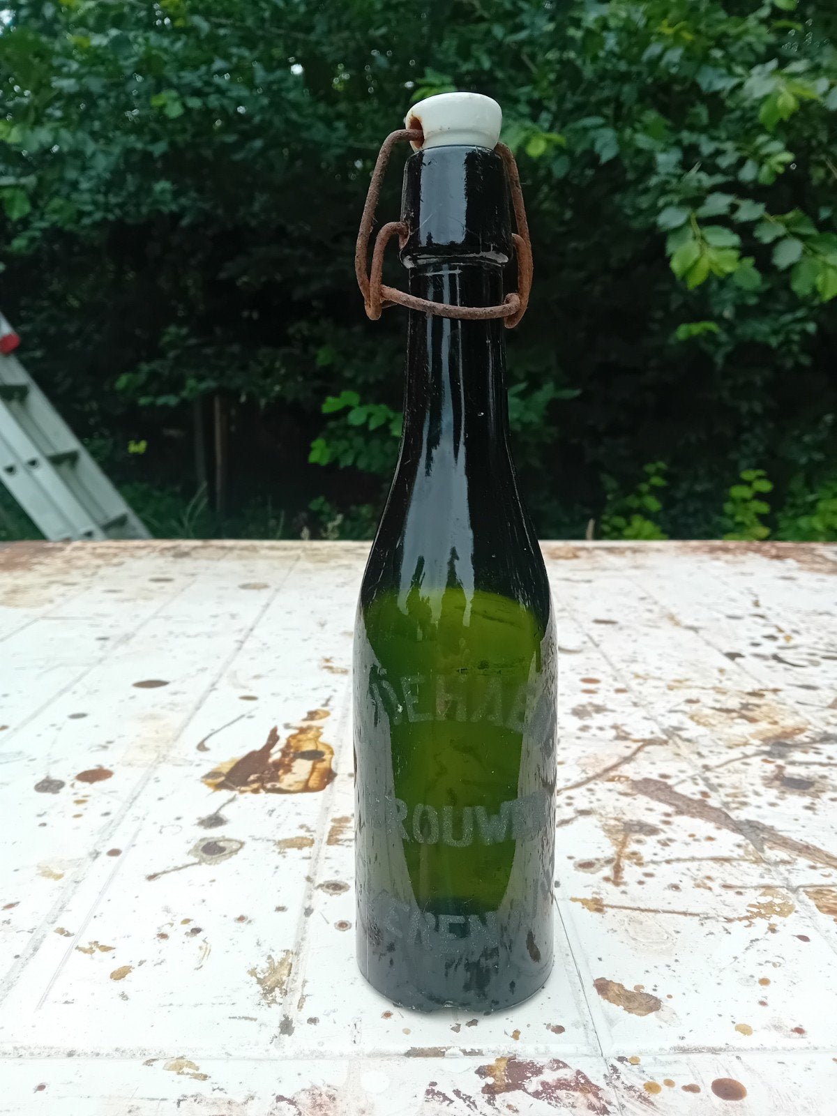 bierfles brouwerij Dehaene Beveren aan de Ijzer Alveringem, Verzamelen, Biermerken, Ophalen of Verzenden