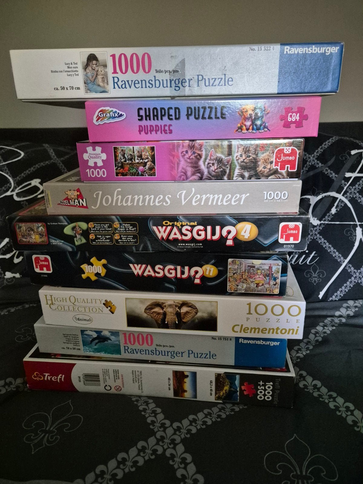 Diverse puzzels, Enlèvement