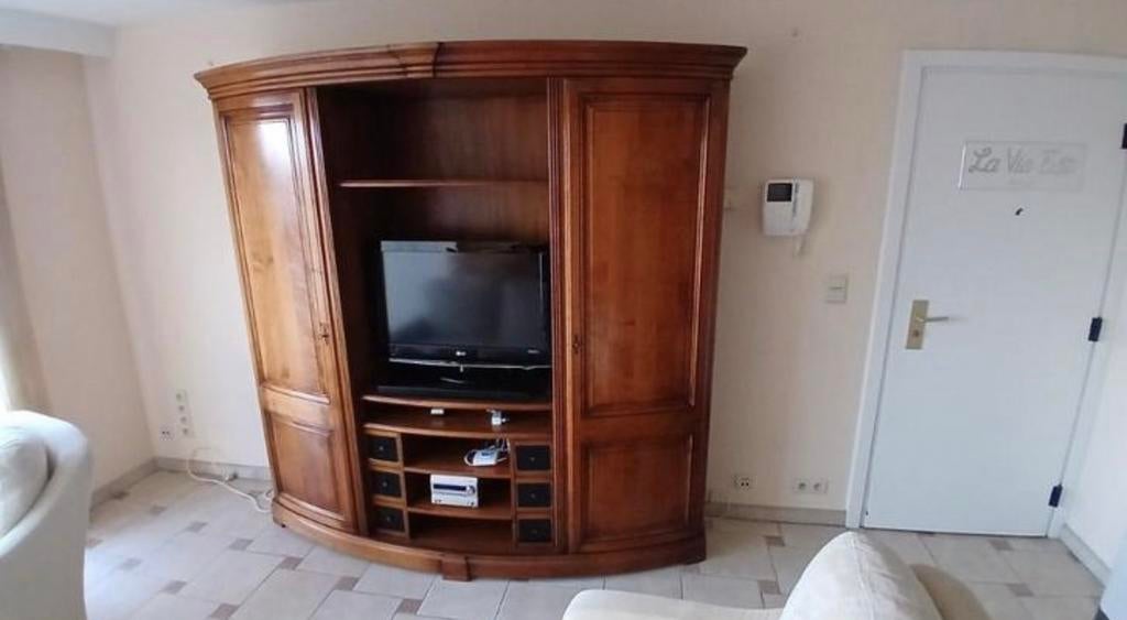 TV-meubel/boekenkast, dressoir/buffet, eettafel en 6 stoelen, Enlèvement, Comme neuf