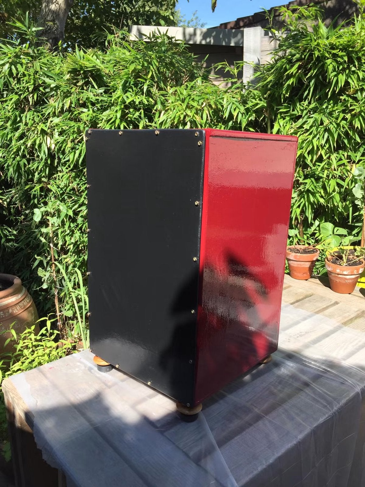 Handgebouwde Cajon, Musique & Instruments, Batteries & Percussions, Enlèvement, Comme neuf