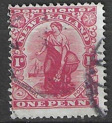 Nouvelle-Zélande 1909/1910 - Yvert 136 - Farmer (ST), Timbres & Monnaies, Timbres | Océanie, Envoi, Affranchi