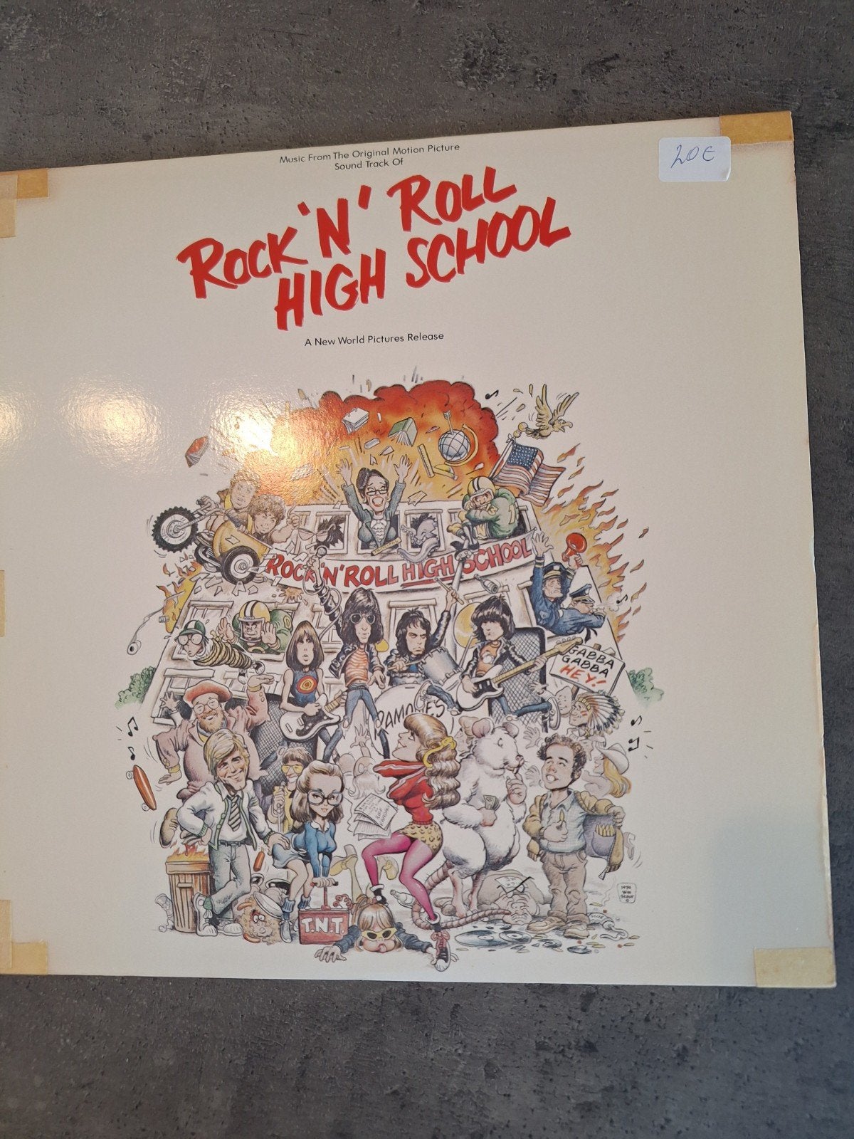 disque vynile 33 tours rock n roll high school, CD & DVD, Vinyles | Rock, Enlèvement ou Envoi