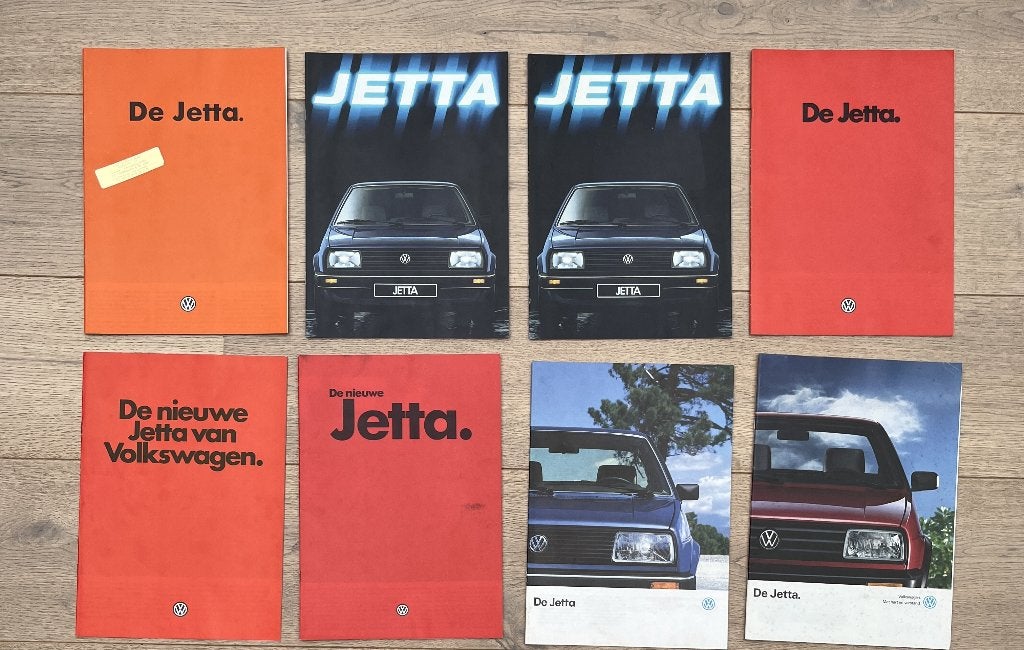 FOLDERS VOLKSWAGEN JETTA, Ophalen of Verzenden, Volkswagen