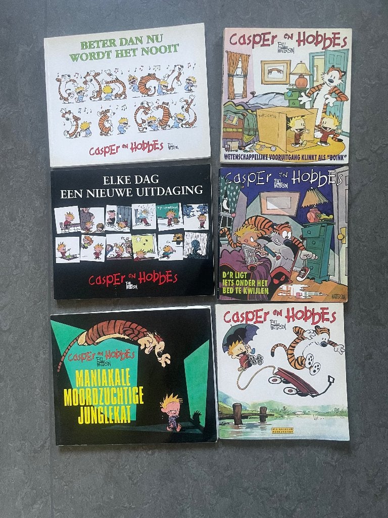 Strip, Boeken, Stripverhalen, Gelezen, Ophalen of Verzenden, Meerdere stripboeken, Bill Watterson