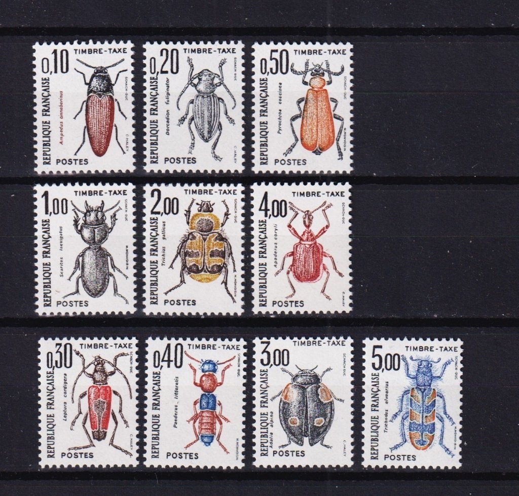 Frankrijk Takszegels 1982-1983  YT103-112 **, Verzenden, Postfris