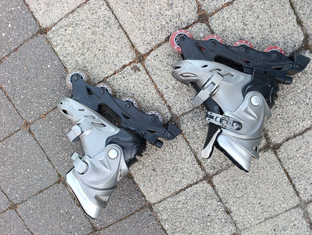 Patins à roulettes, Rollers 4 roues en ligne, Enlèvement ou Envoi, Femmes, Utilisé
