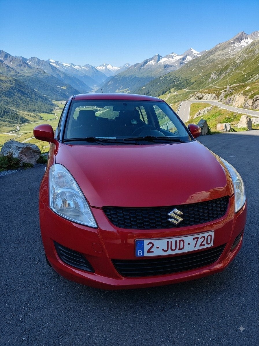 Superbe Suzuki Swift - 100 % techniquement en ordre - Climat, Autos, Rouge, Achat, 5 portes, USB