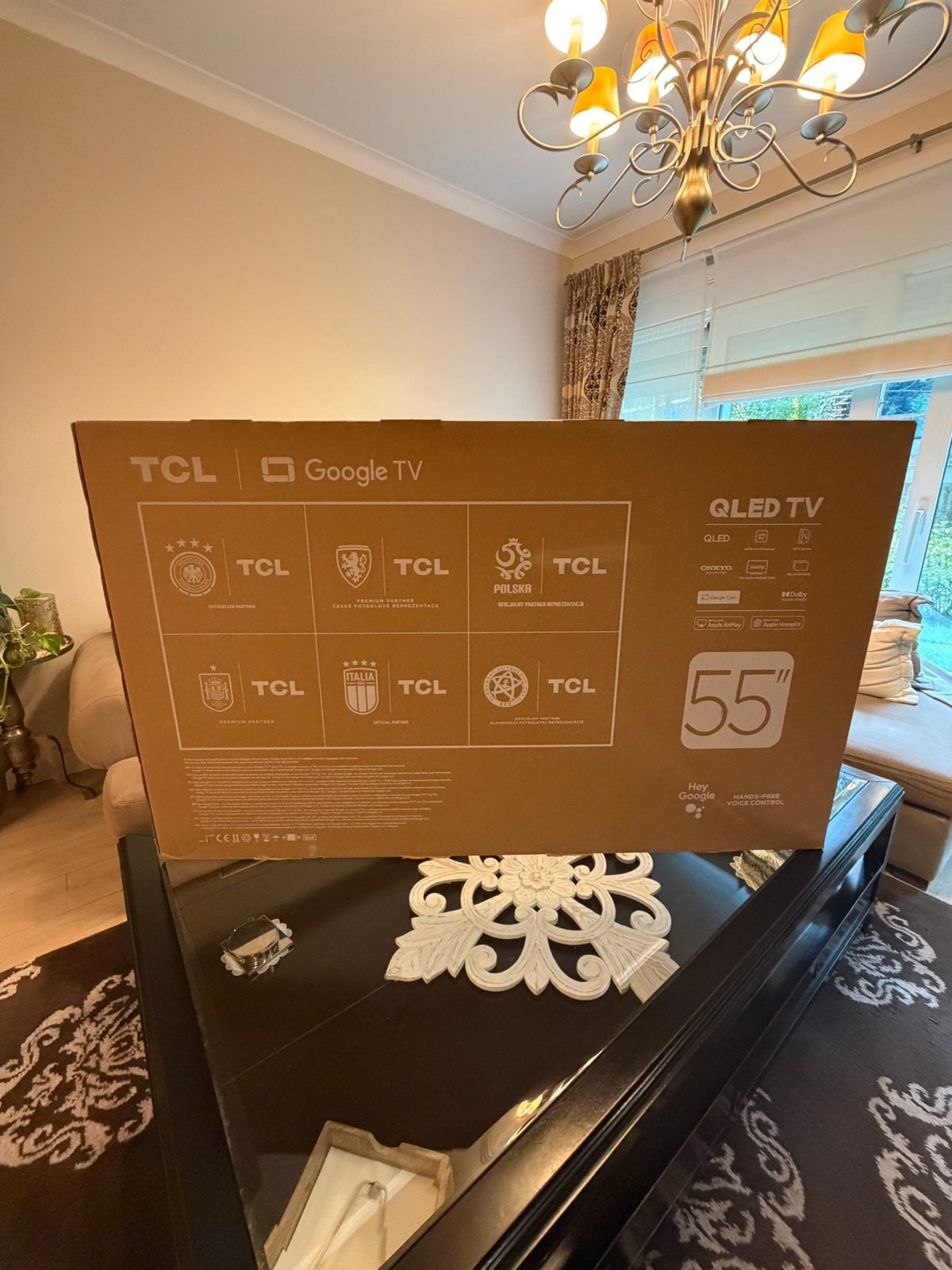 Smart TV - Absolument NEUF scellé - TCL 55T8C Qled, Enlèvement, Neuf, QLED, Smart TV