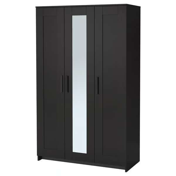 Armoire / Garde-robe IKEA BRIMNES 3 portes avec miroir, Maison & Meubles, Armoires | Penderies & Garde-robes, Utilisé, 150 à 200 cm