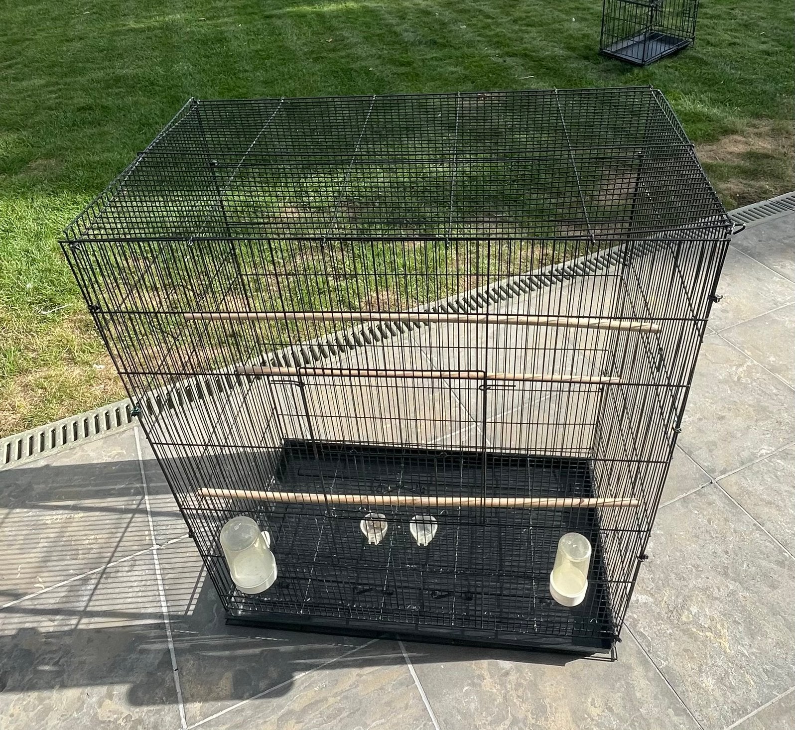 Vogelkooi 45x75x90, Dieren en Toebehoren, Ophalen, Gebruikt, Metaal, Vogelkooi