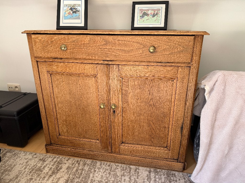 Vintage kast, 25 à 50 cm, Avec porte(s), Vintage, Enlèvement