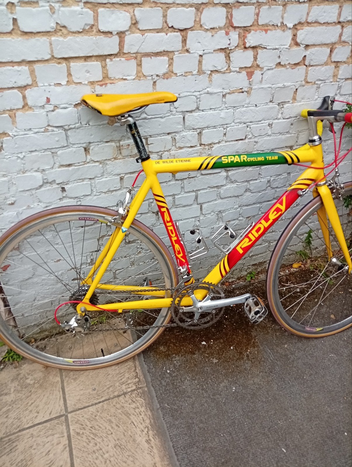 racefiets van Etienne de wilde, Ophalen
