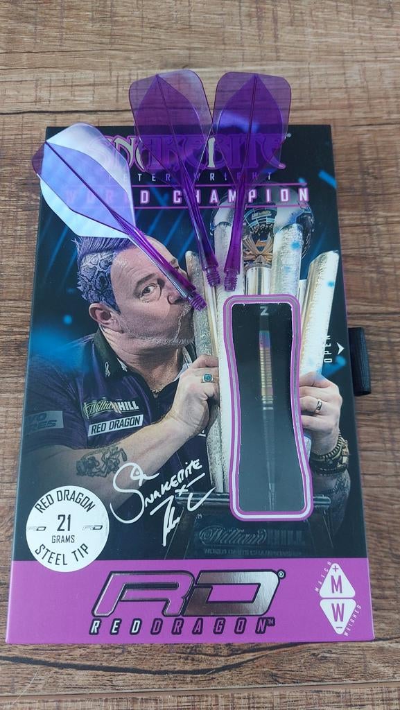 Peter wright wc2020 21gr met winmau fusion, Sport en Fitness, Darts, Ophalen of Verzenden