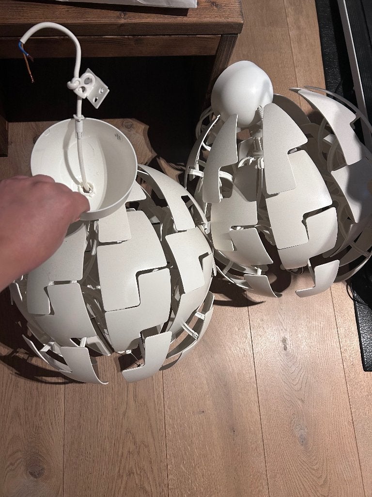 3x hanglamp IKEA, Huis en Inrichting, Lampen | Hanglampen, Ophalen, Gebruikt