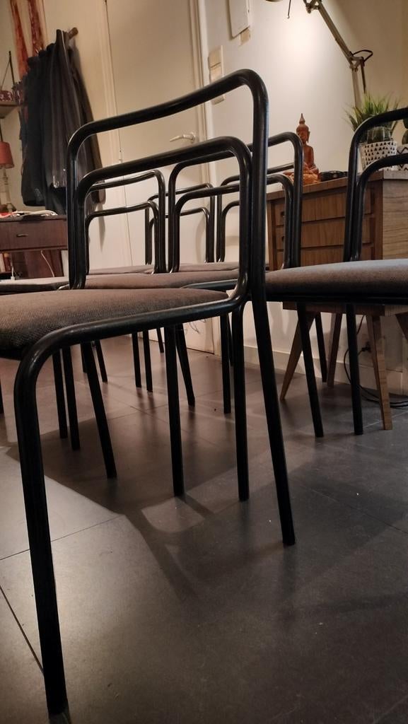 Vintage space-age/Bauhaus ORIX-MOLTINI chaires., Antiek en Kunst, Ophalen