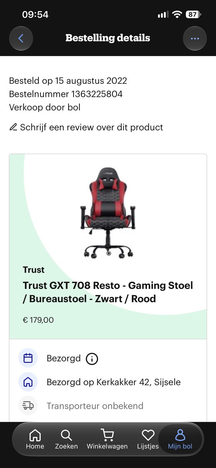 Game stoel