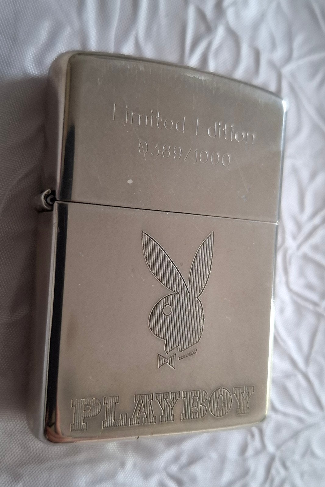 Vintage Zippo Playboy Silver Plate K  XII limited edition, Enlèvement ou Envoi