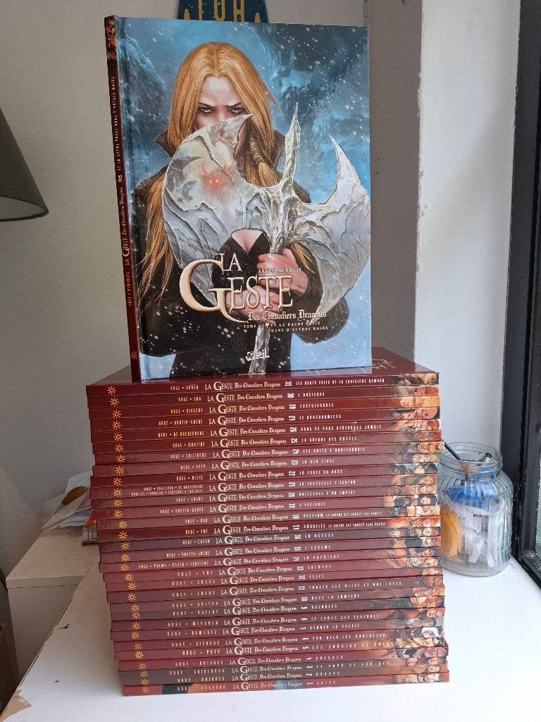 LA GESTE DES CHEVALIERS DRAGONS ENSEMBLE DE 31 TOMES TTB EO!, Série complète ou Série, Enlèvement ou Envoi, Comme neuf