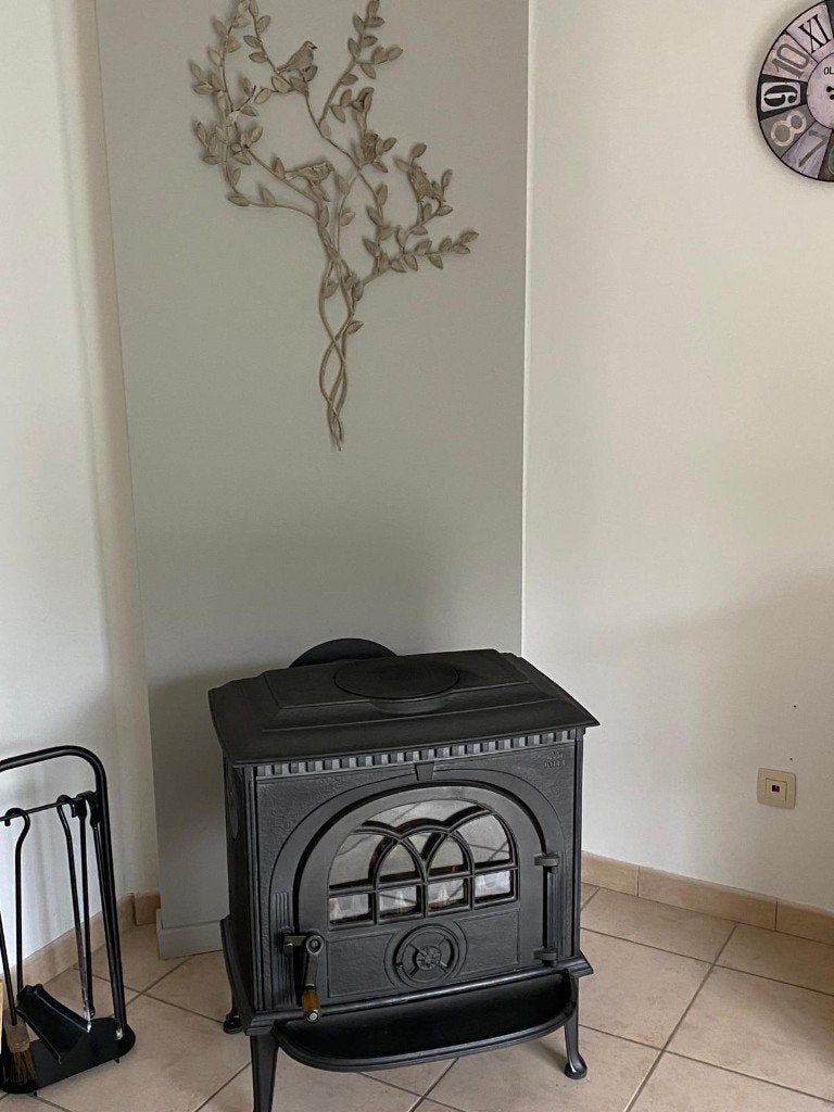Jotul 8 gietijzeren houtkachel, Huis en Inrichting, Ophalen, Gebruikt, Houtkachel, Vrijstaand