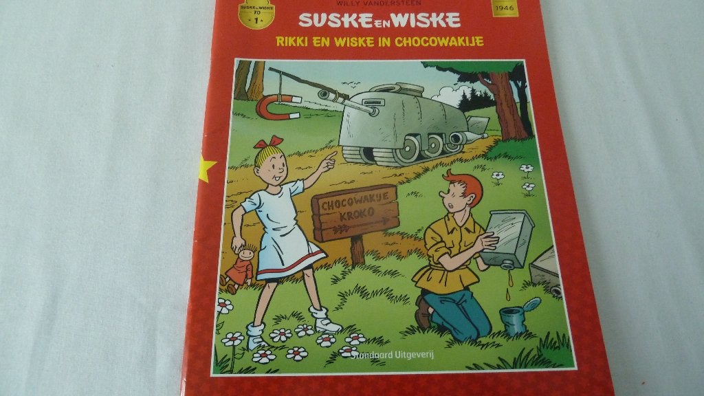 Suske en Wiske 70 Rikki en Wiske in Chocowakije ( 1946 ), Boeken, Eén stripboek, Ophalen, Zo goed als nieuw, Willy Vandersteen
