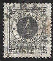 1 Postzegel Zweden 1886 Cirkel met cijfer & Posthoorn, Enlèvement ou Envoi, Suède, Affranchi
