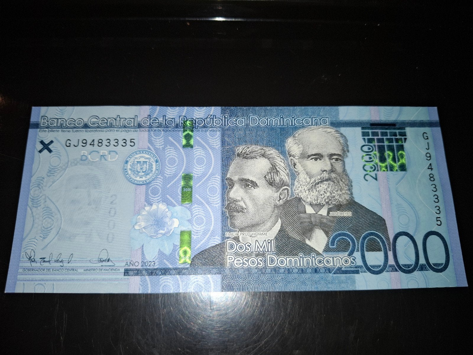 ### République dominicaine 2000 pesos 2023 ###, Timbres & Monnaies, Enlèvement ou Envoi