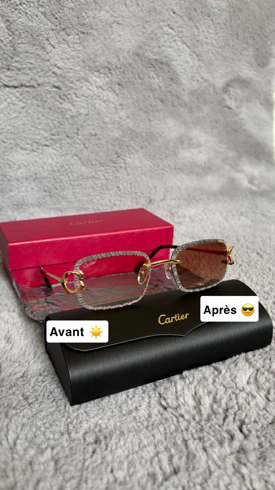 Lunette Cartier Brun 4 Saisons, Ophalen of Verzenden, Nieuw, Bruin, Bril