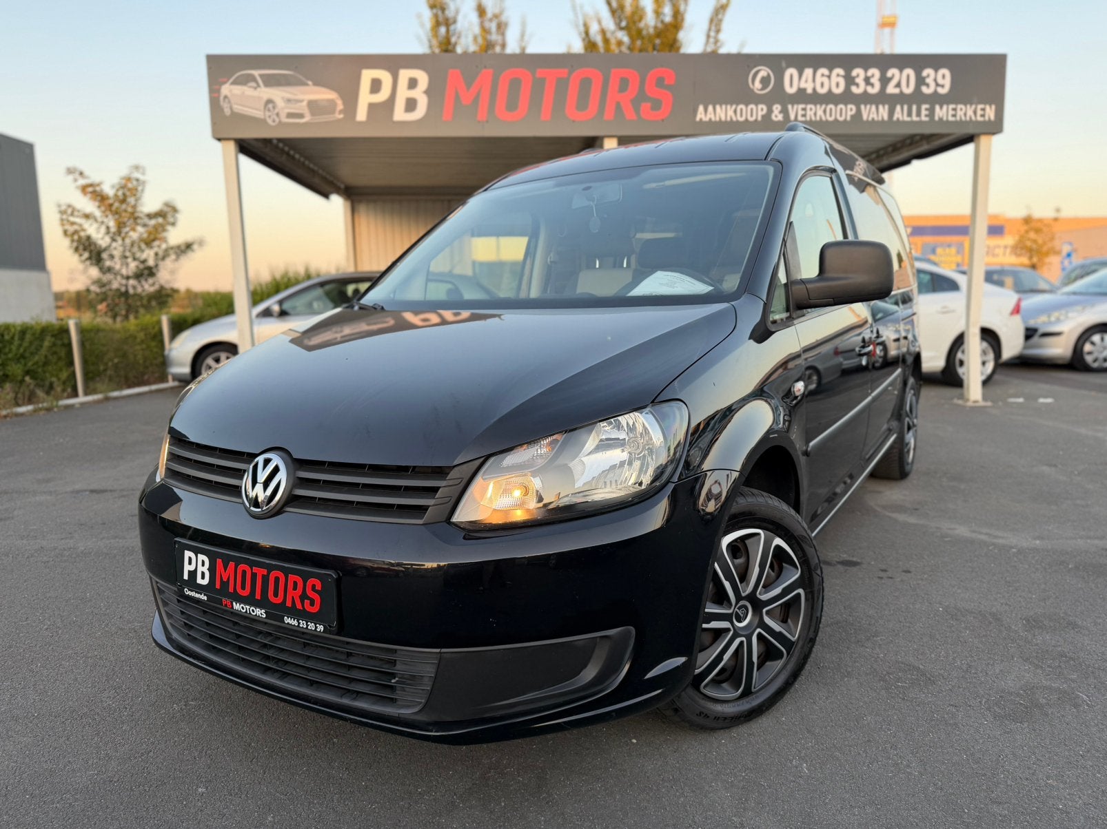 Prachtige Volkswagen Caddy 1.6 Diesel – 7 plaatsen, Auto's, Bluetooth, Euro 5, Bedrijf, Diesel