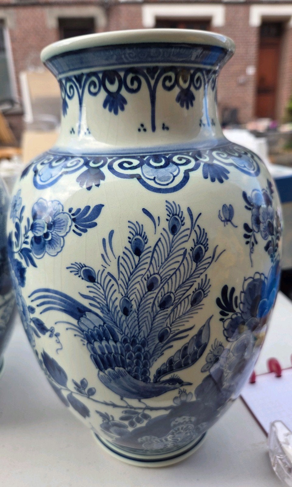 Delfst blauw 2 vazen, Ophalen