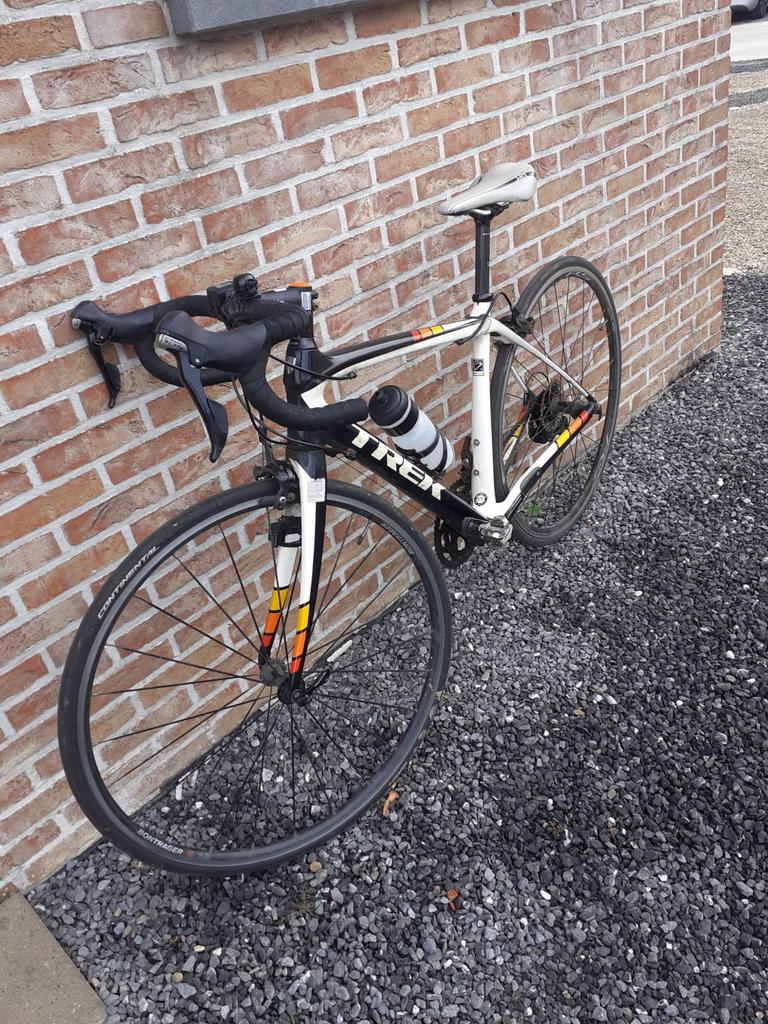 Koersfiets Trek maat 52 + accessoires, Fietsen en Brommers, Ophalen, Zo goed als nieuw, Heren