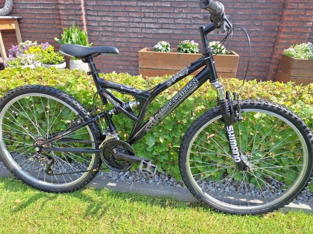 Goed onderhouden fully geveerde Rockrider Fire Mountainbike, Fietsen en Brommers, Fietsen | Mountainbikes en ATB, Fully, Ophalen
