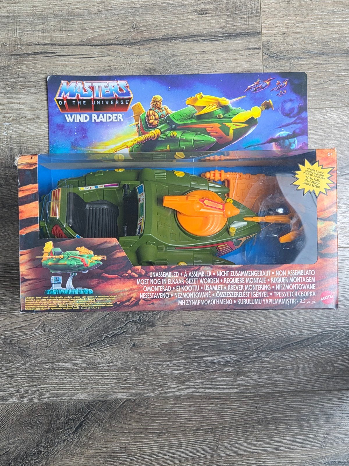 Masters Of The Universe Wind Raider action figure, Enlèvement