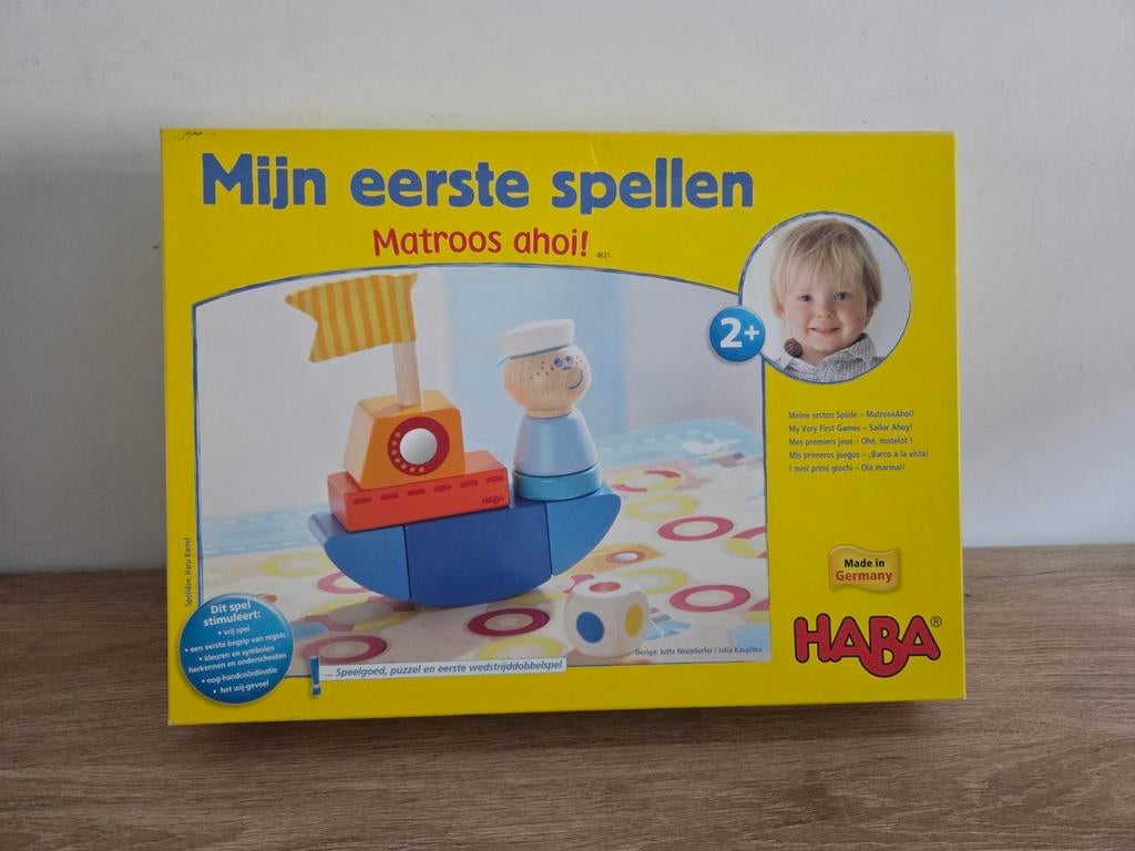 Mijn eerste spellen: Matroos ahoi! van Haba, Kinderen en Baby's, Speelgoed | Badspeelgoed, Ophalen of Verzenden