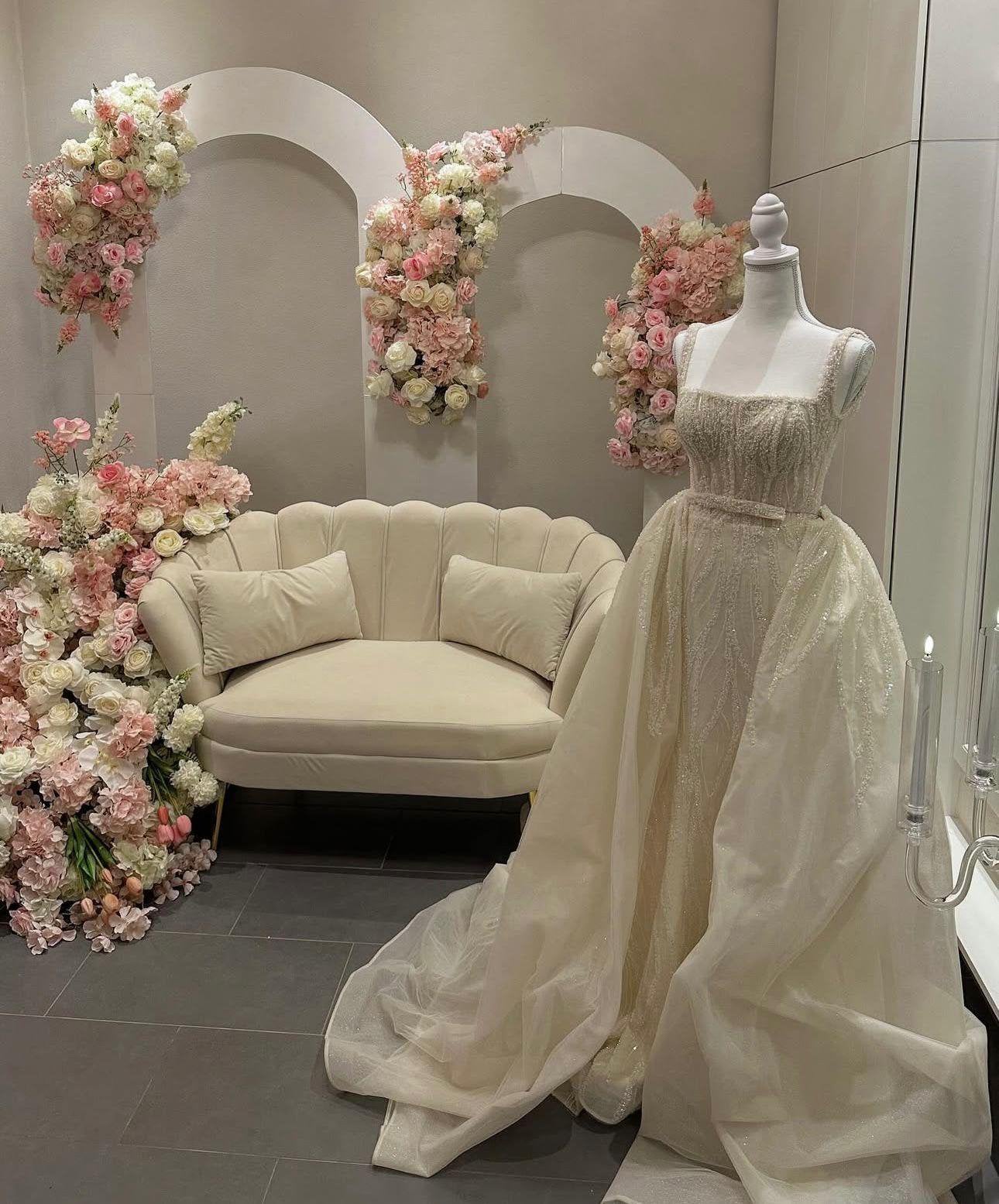 Sima couture trouwkleed, Ophalen, Zo goed als nieuw