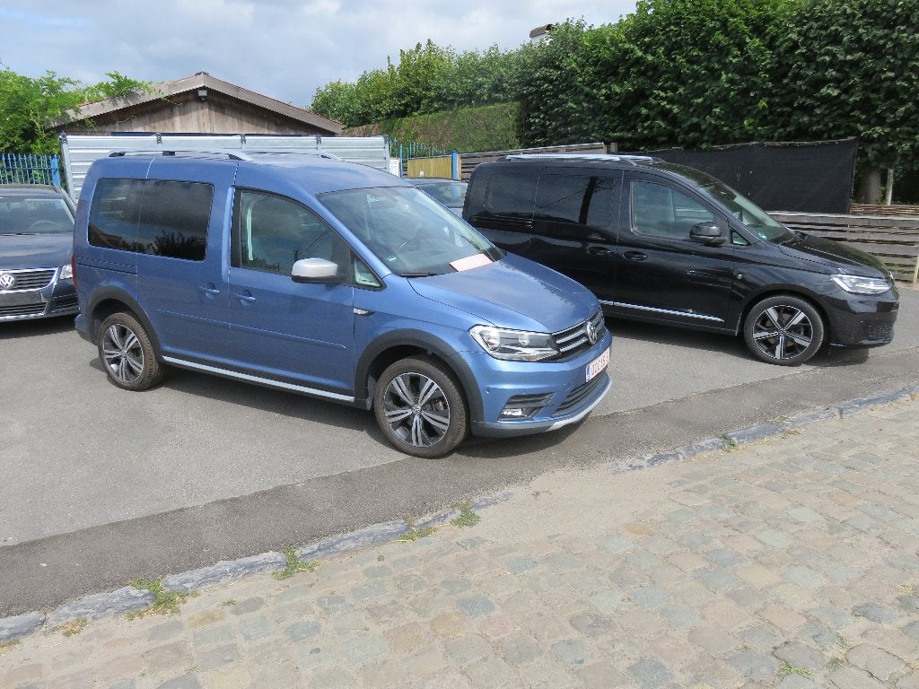 VW CADDY 1.400cc  TFSI ALTRACK ..AUTOMAAT..82000 KM.., Euro 6, Blauw, 5 zetels, Lichtsensor