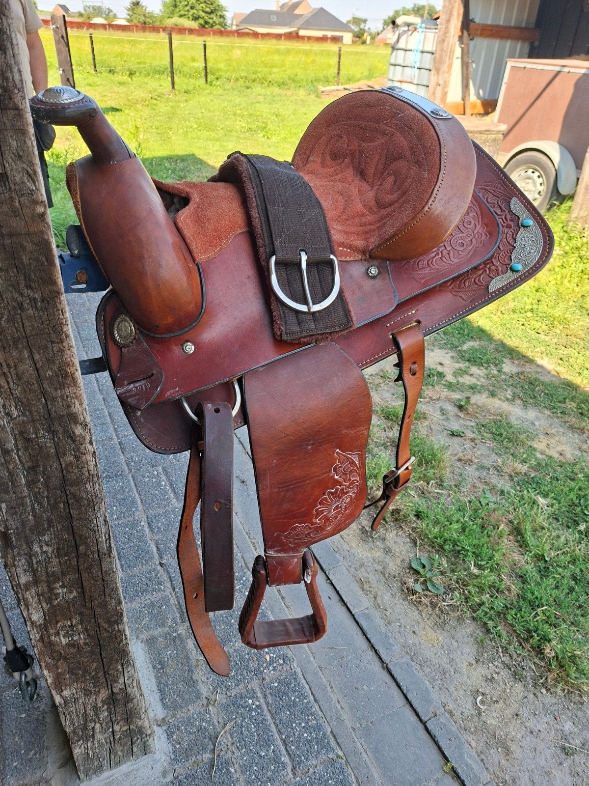 westernzadel, Ophalen